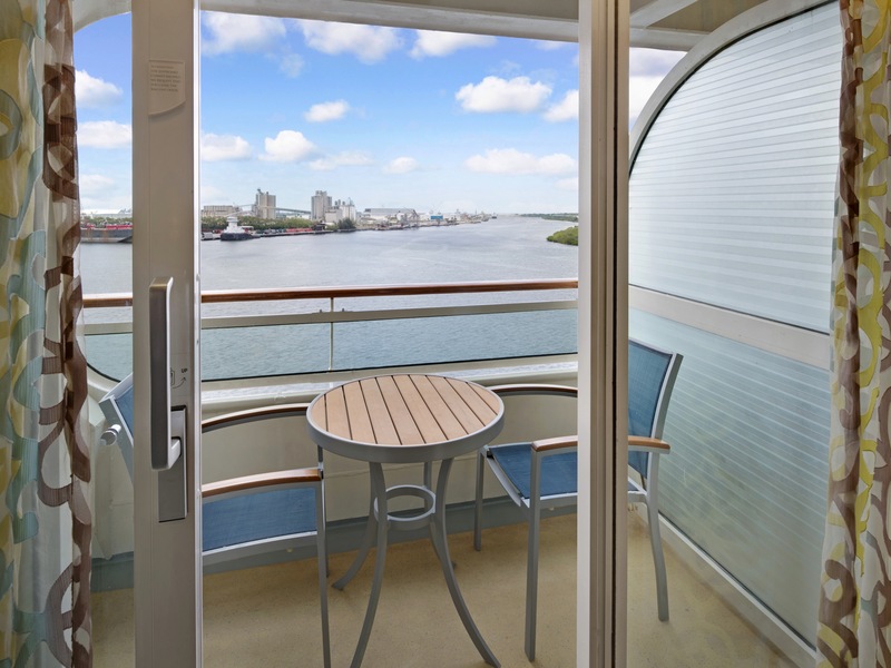 Spacious Ocean View Balcony